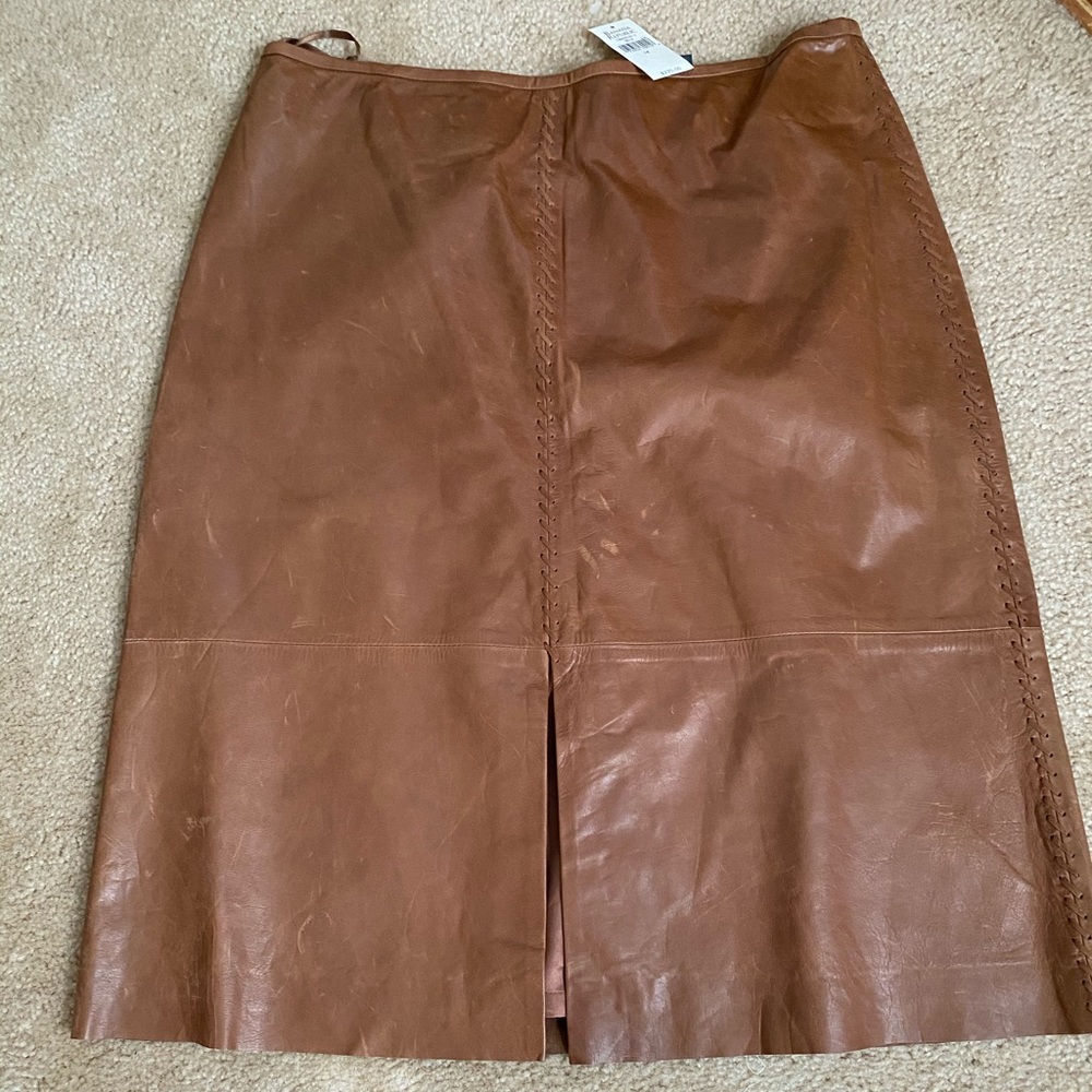 Banana Republic Leather Skirt
